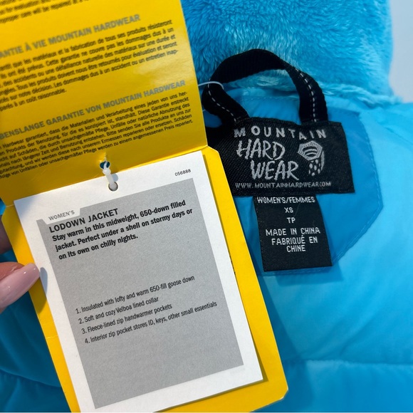 NWT Mountain hard wear blue puffer coat - Picture 4 of 7